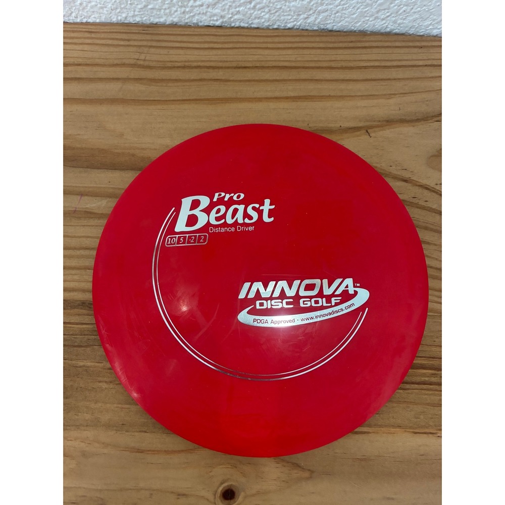 Innova Pro Beast Distance Driver Red Disc Golf PDGA Approved 171g 10 5 -2 2